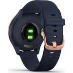 Smartwatch Garmin Vivomove 3S, Auriu, Blue fotografia produsului View 4 S