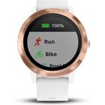 Smartwatch Garmin Vivoactive 3, HR, GPS, Rose, Silicone White fotografia produsului View 7 S