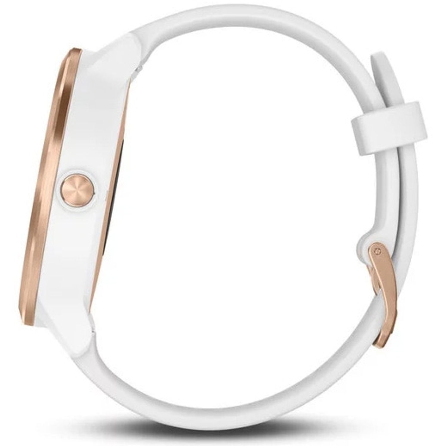 Smartwatch Garmin Vivoactive 3, HR, GPS, Rose, Silicone White fotografia produsului View 3 L