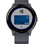 Smartwatch Garmin Vivoactive 3 Music, HR, GPS, Blue/Rose Gold fotografia produsului View 4 S