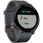 Smartwatch Garmin Vivoactive 3 Music, HR, GPS, Blue/Rose Gold fotografia produsului View 2 S