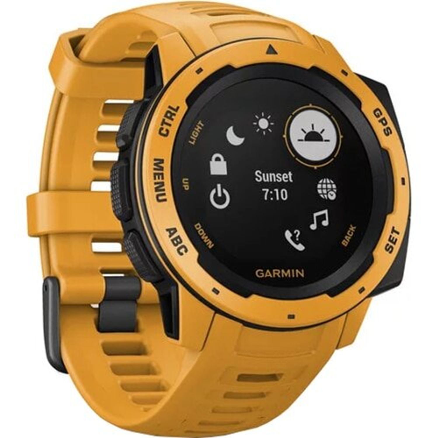 Smartwatch Garmin Instinct, GPS, Galben fotografia produsului