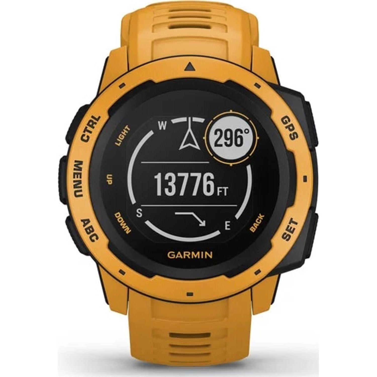 Smartwatch Garmin Instinct, GPS, Galben fotografia produsului View 2 L