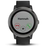 Smartwatch Garmin Vivoactive 3, HR, GPS, Slate, Silicone Black fotografia produsului View 8 S