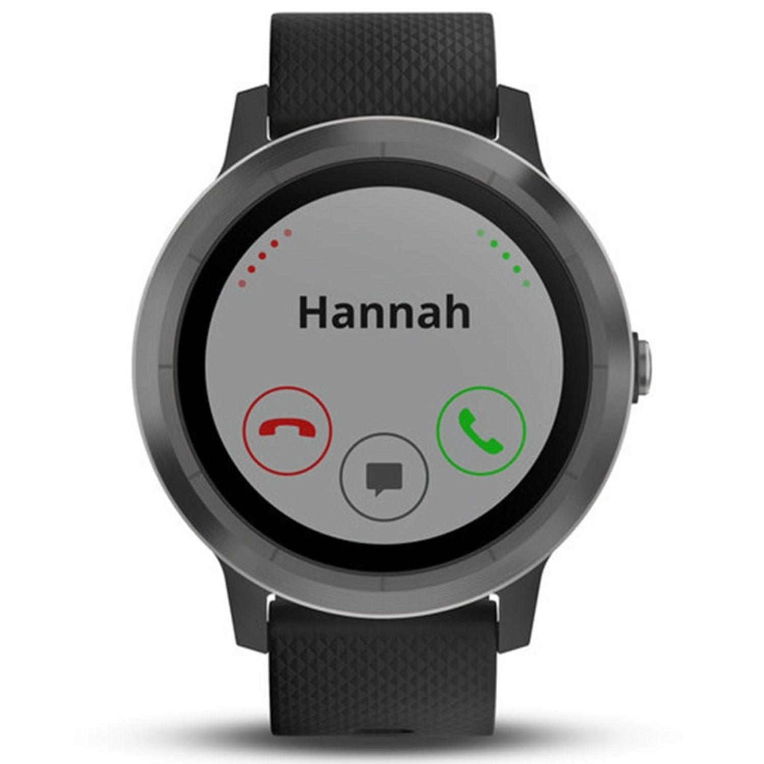 Smartwatch Garmin Vivoactive 3, HR, GPS, Slate, Silicone Black fotografia produsului View 8 L