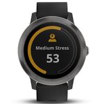Smartwatch Garmin Vivoactive 3, HR, GPS, Slate, Silicone Black fotografia produsului View 7 S