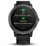Smartwatch Garmin Vivoactive 3, HR, GPS, Slate, Silicone Black fotografia produsului View 9 S