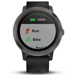 Smartwatch Garmin Vivoactive 3, HR, GPS, Slate, Silicone Black fotografia produsului View 10 S