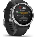 Smartwatch Garmin Fenix 6S, 42 mm, Silver, Black fotografia produsului View 5 S