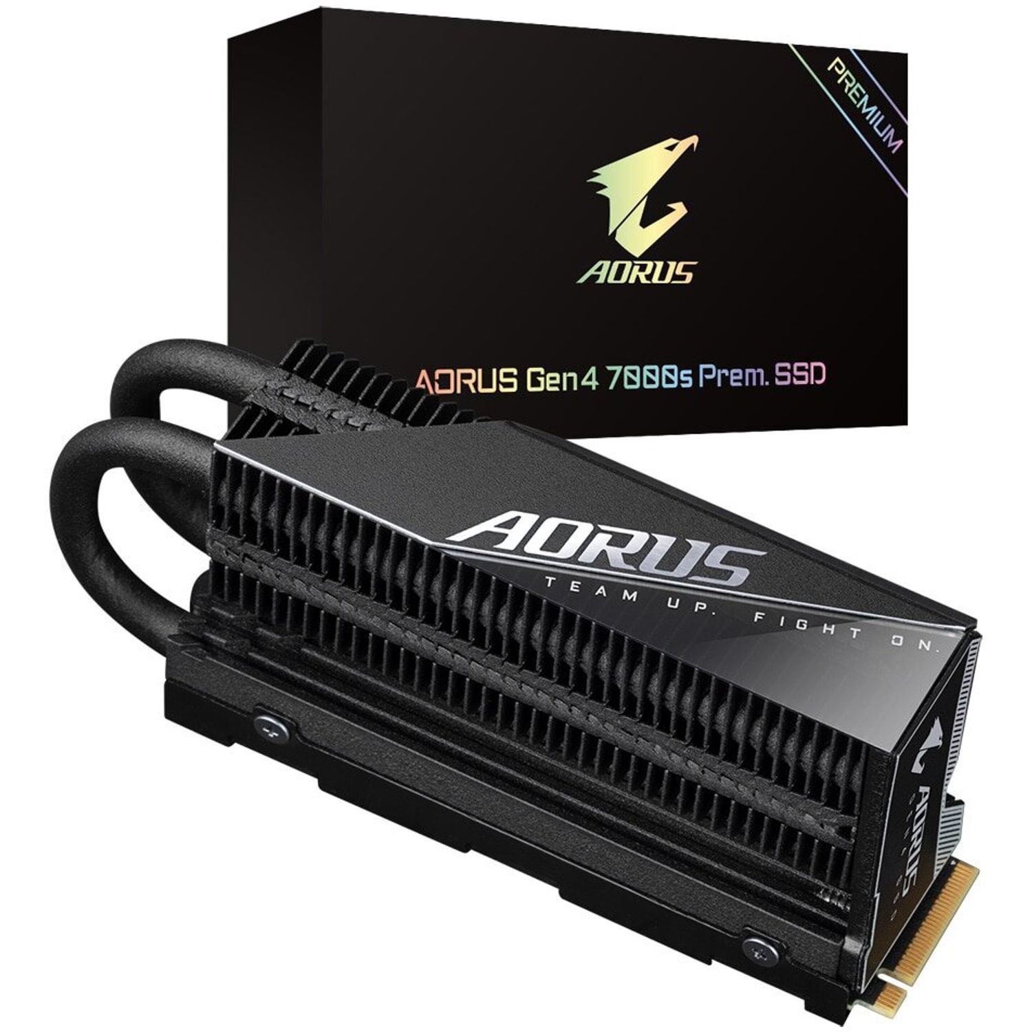 Solid-State Drive (SSD) Gigabyte Aorus Gen4 7000s Prem Gen4, 1TB, NVMe, M2 fotografia produsului