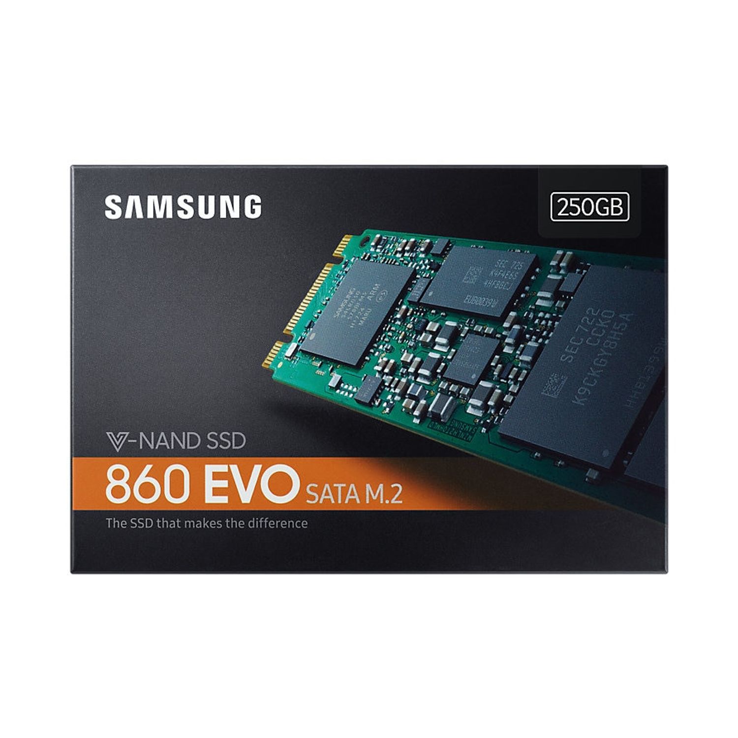 Solid-State Drive (SSD) Samsung 860 Evo, 250 GB, M2 fotografia produsului View 8 L