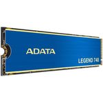 Solid-State Drive (SSD) ADATA Legend 740, 250GB, NVMe, M2 fotografia produsului View 4 S