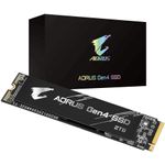 Solid-State Drive (SSD) Gigabyte Aorus Gen4, 2TB, NVMe, M2 fotografia produsului View 3 S