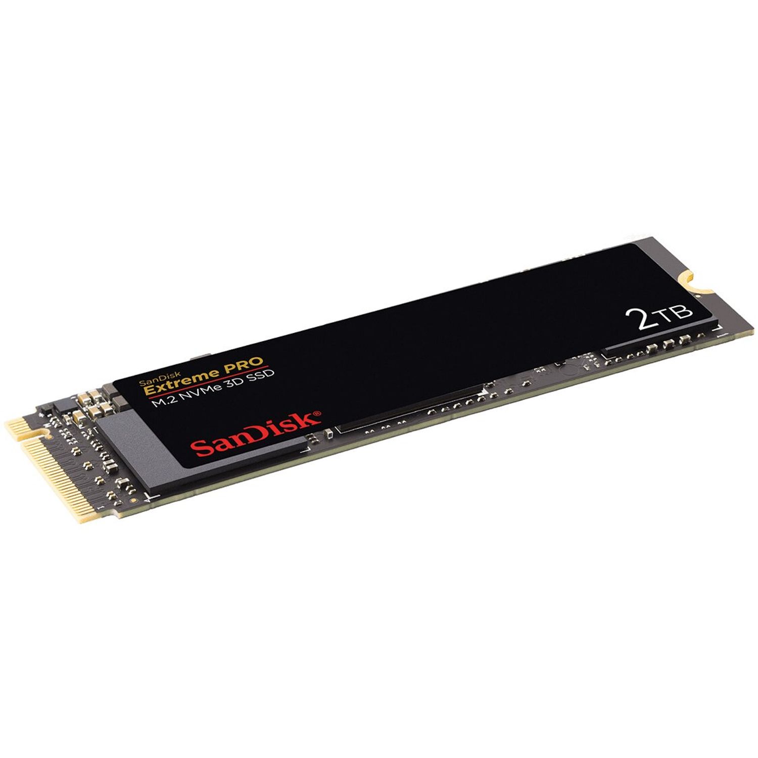 Solid-State Drive (SSD) SanDisk Extreme Pro, 2TB, NVMe, M2 fotografia produsului View 3 L