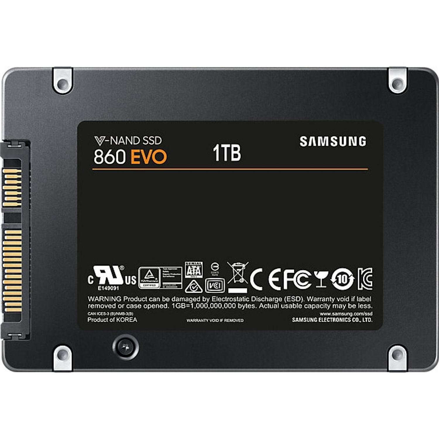 Solid-State Drive (SSD) Samsung 860 Evo, 1TB, 25", SATA III fotografia produsului View 5 L