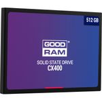 Solid-State Drive (SSD) GoodRam CX400, 512GB, 25", SATA III fotografia produsului View 2 S