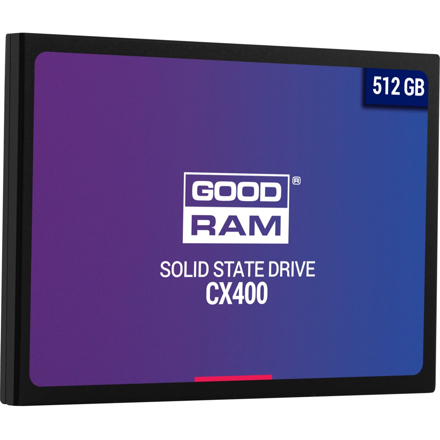 Solid-State Drive (SSD) GoodRam CX400, 512GB, 25", SATA III fotografia produsului View 2 L