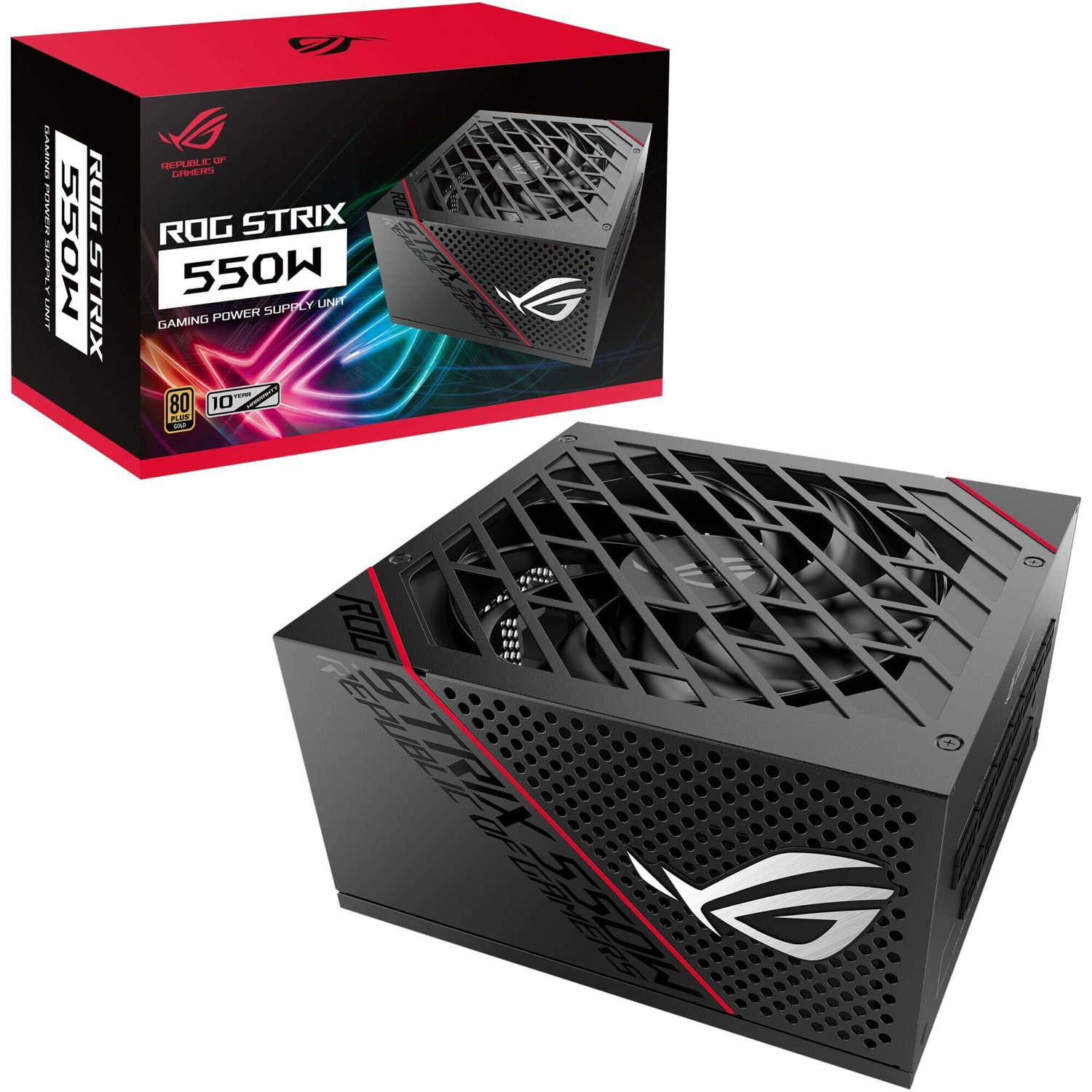 Sursa Asus ROG Strix, 80 Plus Gold, 550W, Fully Modular fotografia produsului