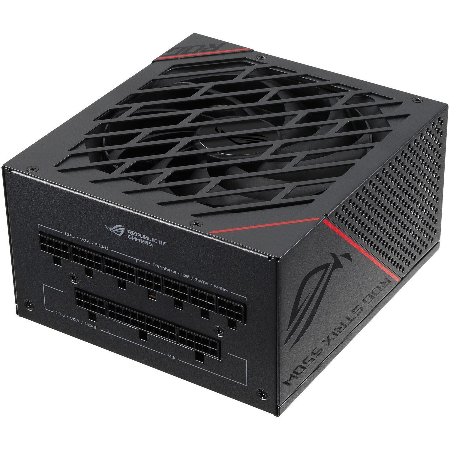 Sursa Asus ROG Strix, 80 Plus Gold, 550W, Fully Modular fotografia produsului View 7 L