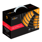 Sursa nJoy Agon 600, 80 Plus, 600W, ATX, PFC Pasiv fotografia produsului View 3 S