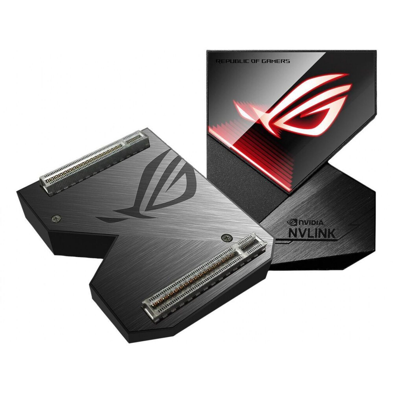 Conector Asus ROG NVLin Bridge 4 Slot Aura Sync RGB fotografia produsului View 2 L