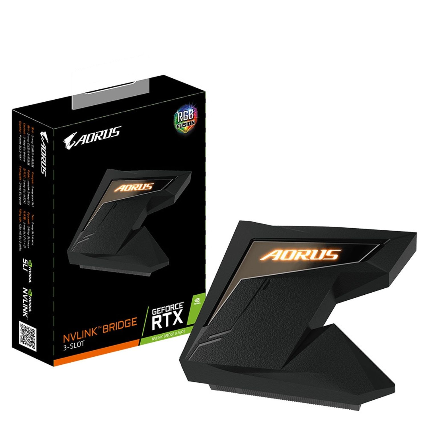Conector Bridge Gigabyte AORUS Nvlink (3-slot) fotografia produsului View 2 L