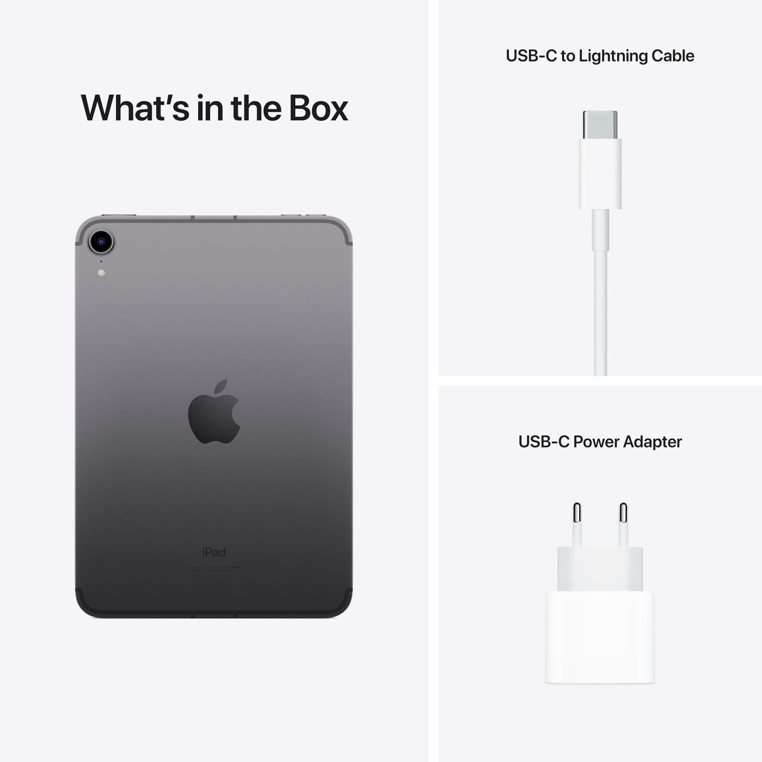Apple iPad mini 6 (2021), 256GB, Cellular, Space Grey fotografia produsului View 6 L