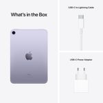 Apple iPad mini 6 (2021), 64GB, Cellular, Purple fotografia produsului View 6 S