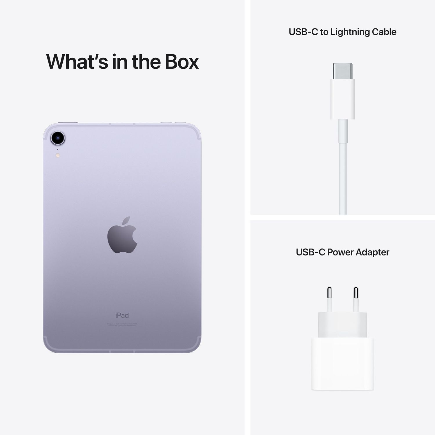 Apple iPad mini 6 (2021), 64GB, Cellular, Purple fotografia produsului View 6 L