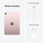 Apple iPad mini 6 (2021), 64GB, Cellular, Pink fotografia produsului View 6 S