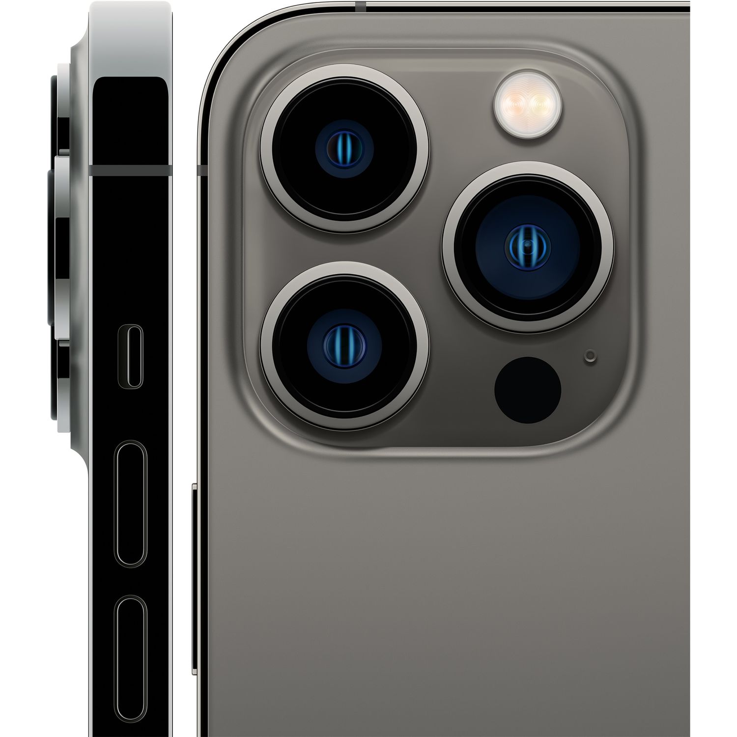 Telefon mobil Apple iPhone 13 Pro, 1TB, 5G, Graphite fotografia produsului View 3 L