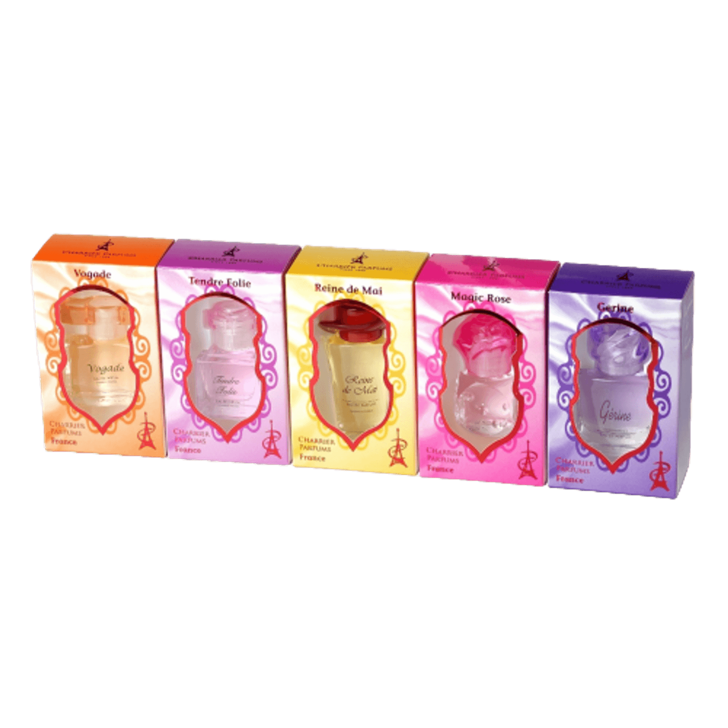 Set Cadou Charrier Parfums "Pack Collection", 5 esente, apa de parfum fotografia produsului