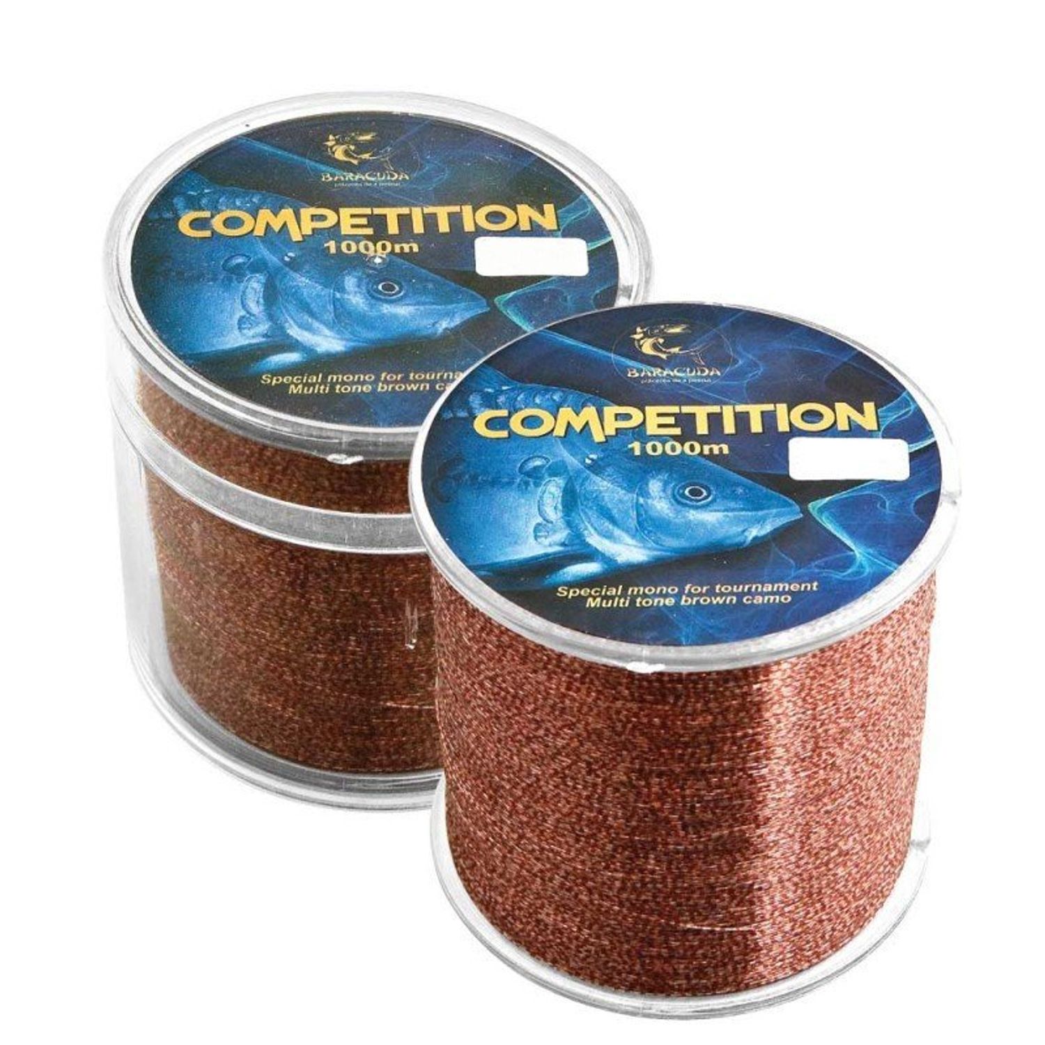 Nylon monofilament Baracuda Competition 1000 m maro, 022 mm fotografia produsului View 4 L