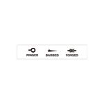 Carlige/ace pescuit Hayabusa Sode Ringed HBO100, 10 buc/set, 7 fotografia produsului View 3 S