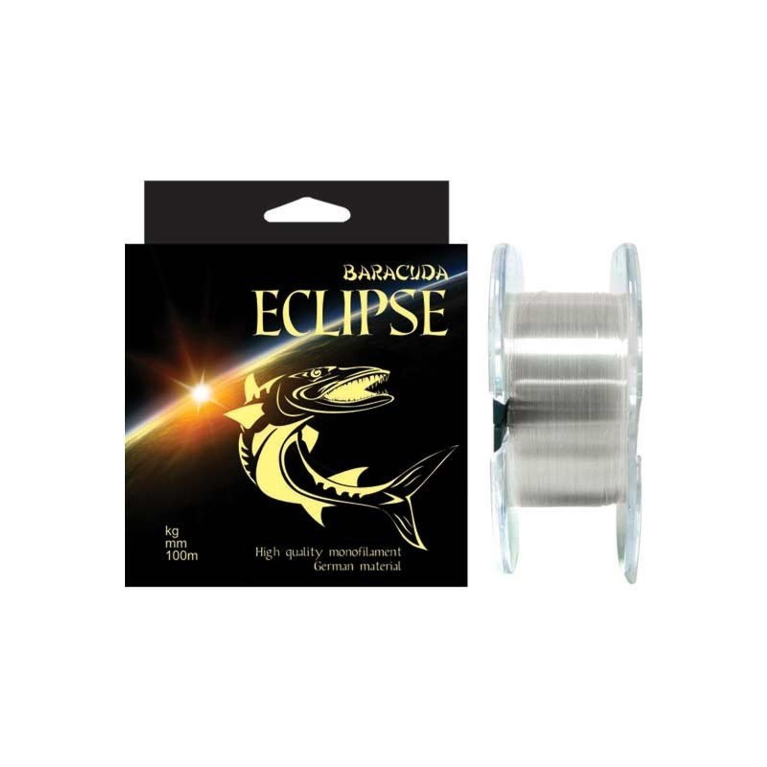 Nylon monofilament Baracuda Eclipse 100 m, 010 mm fotografia produsului