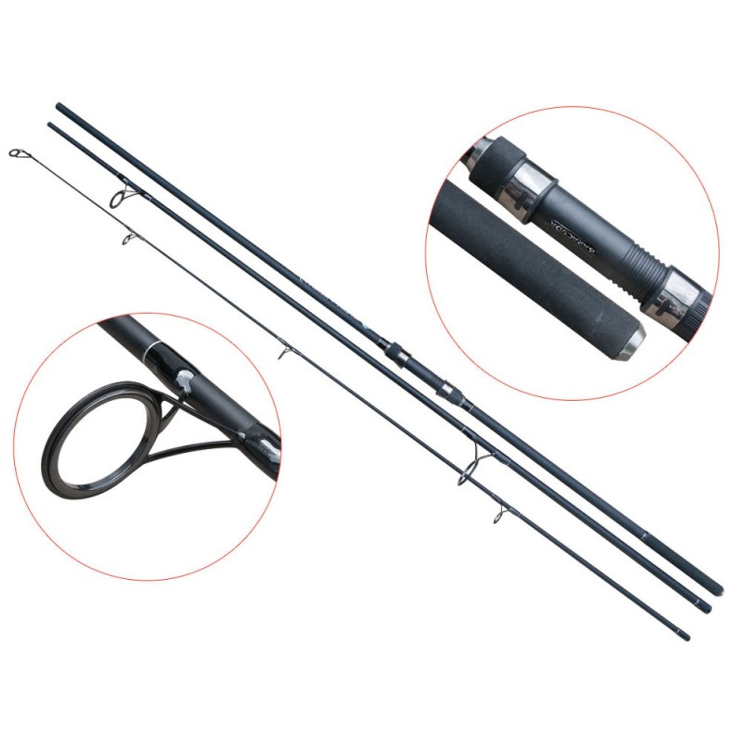 Lanseta Baracuda Evolution Carp 39 m fibra de carbon pentru crap fotografia produsului View 3 L