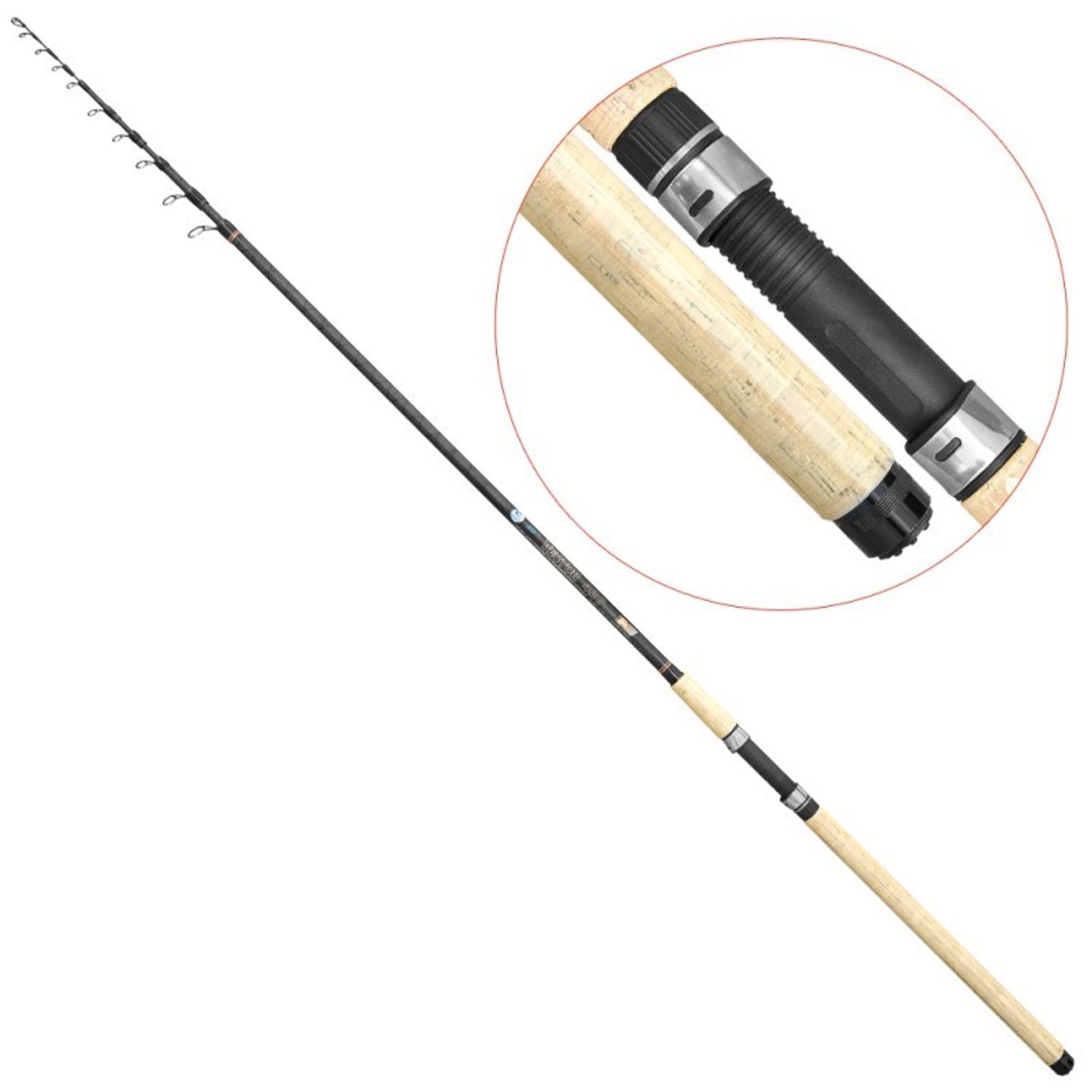 Lanseta tele-match carbon Baracuda Vector 42 m A: 10-60 g, actiune moderata fotografia produsului View 3 L
