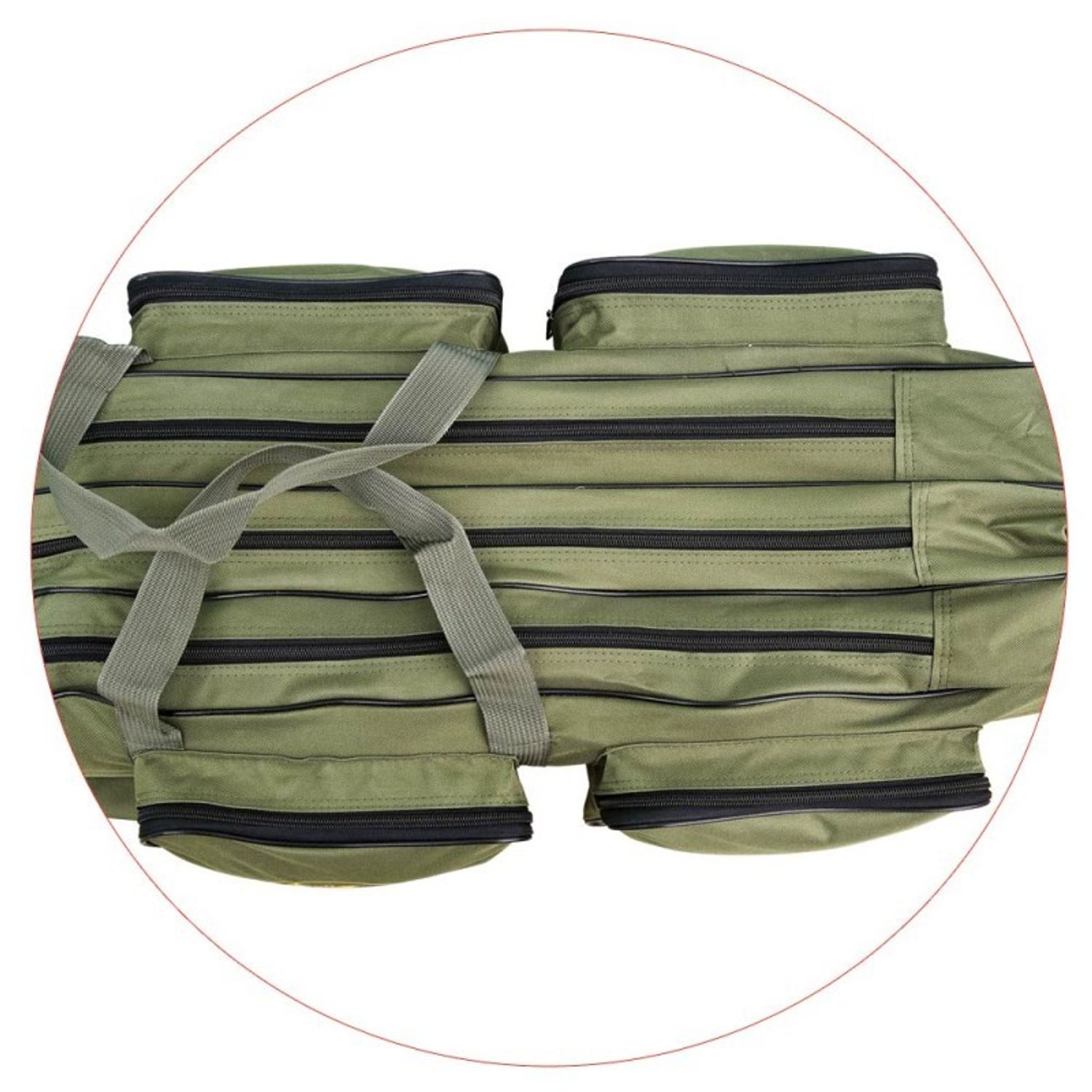 Geanta lansete 3 compartimente Baracuda B32 130 cm, verde fotografia produsului View 3 L