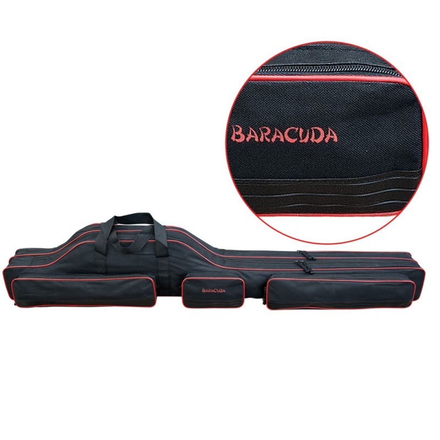 Geanta lansete 2 compartimente Baracuda B43, 150 cm, neagra fotografia produsului View 2 L