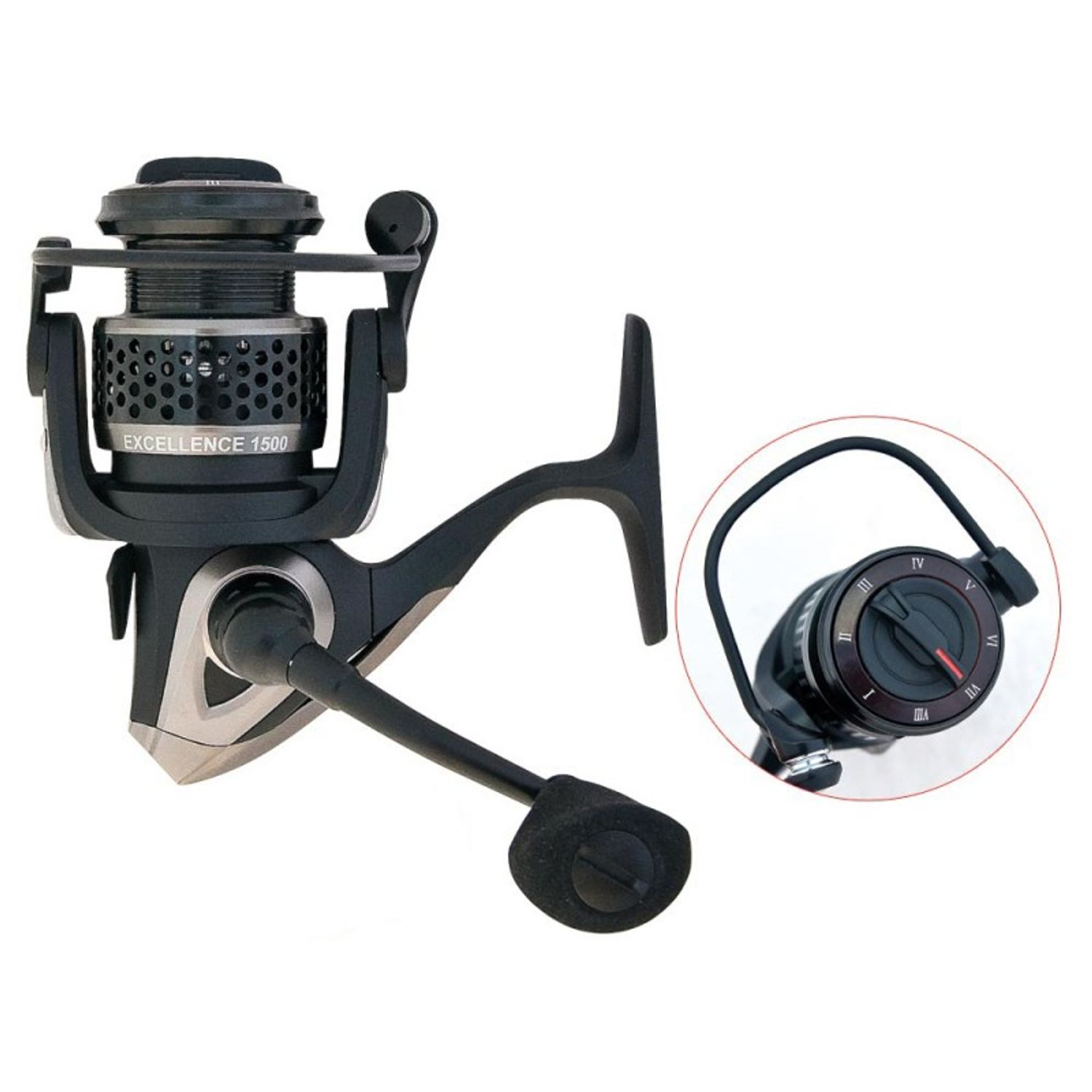 Mulineta Baracuda Excellence 1500 pentru spinning/bolognesa fotografia produsului View 3 L