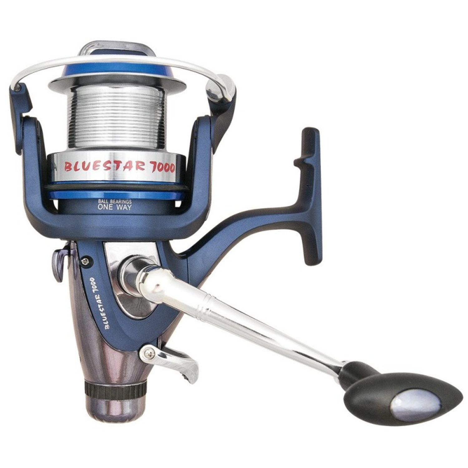 Mulineta crap/somn Baracuda Blue Star 7000, baitrunner, 6R fotografia produsului View 2 L