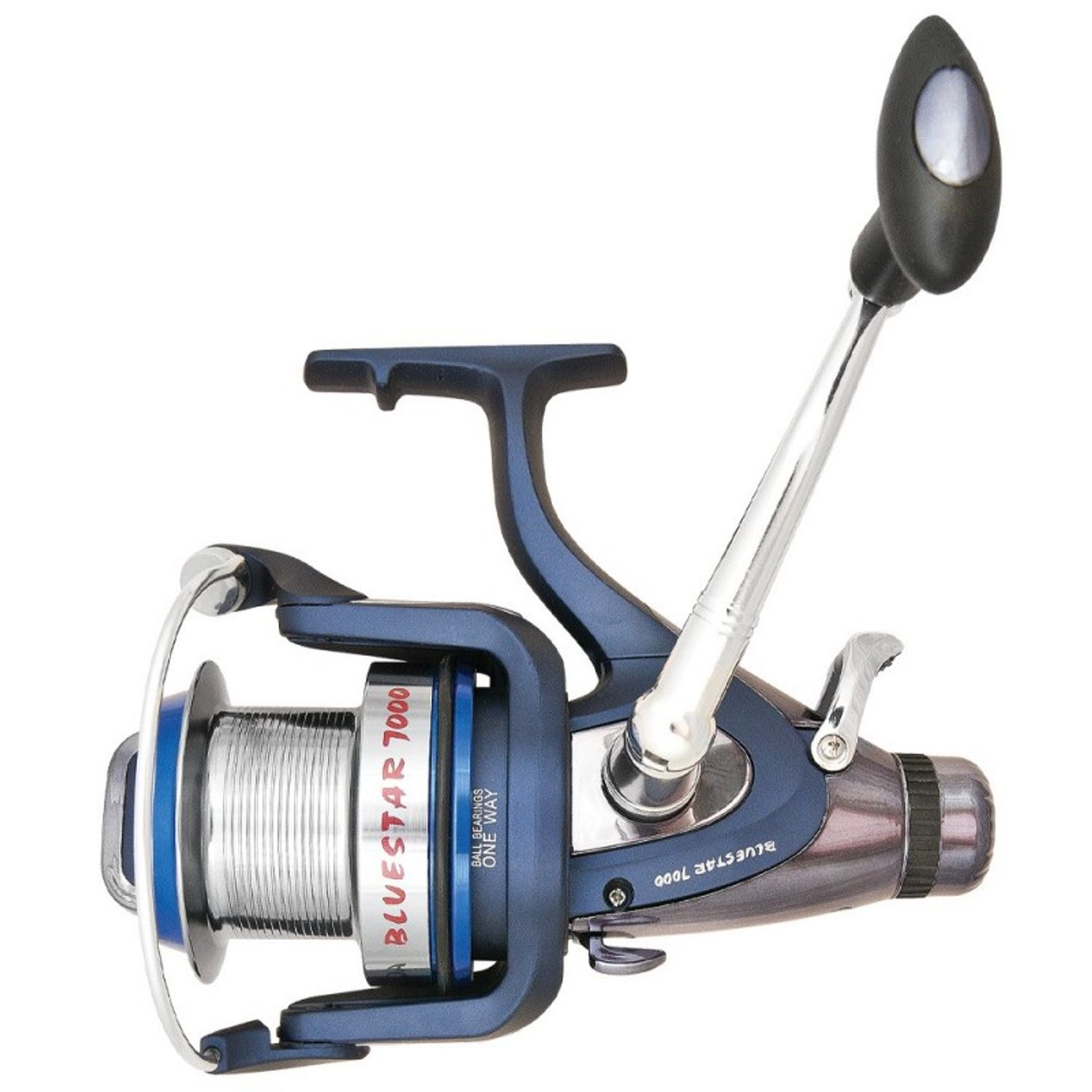 Mulineta crap/somn Baracuda Blue Star 7000, baitrunner, 6R fotografia produsului