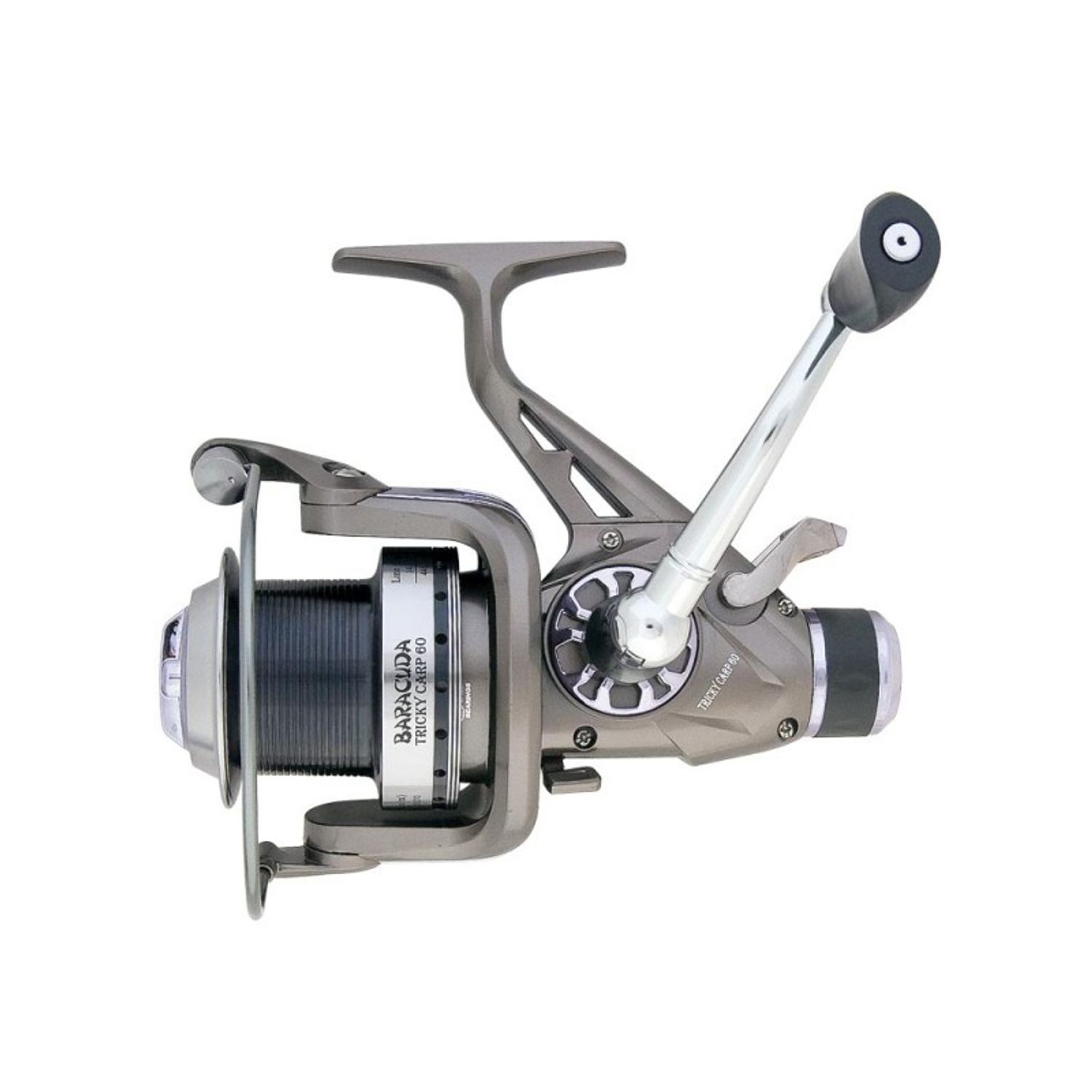 Mulineta crap Baracuda Tricky Carp 60 cu baitrunner fotografia produsului