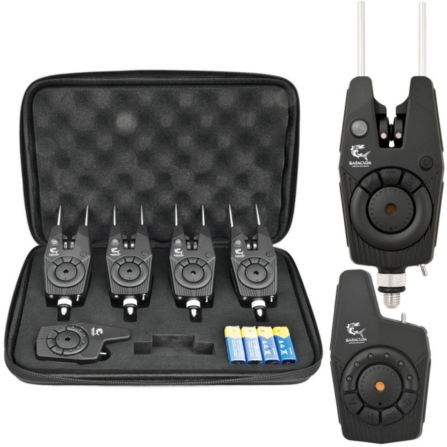 Set avertizoare wireless si receptor Baracuda RF1688, 4 buc + statie fotografia produsului View 2 L
