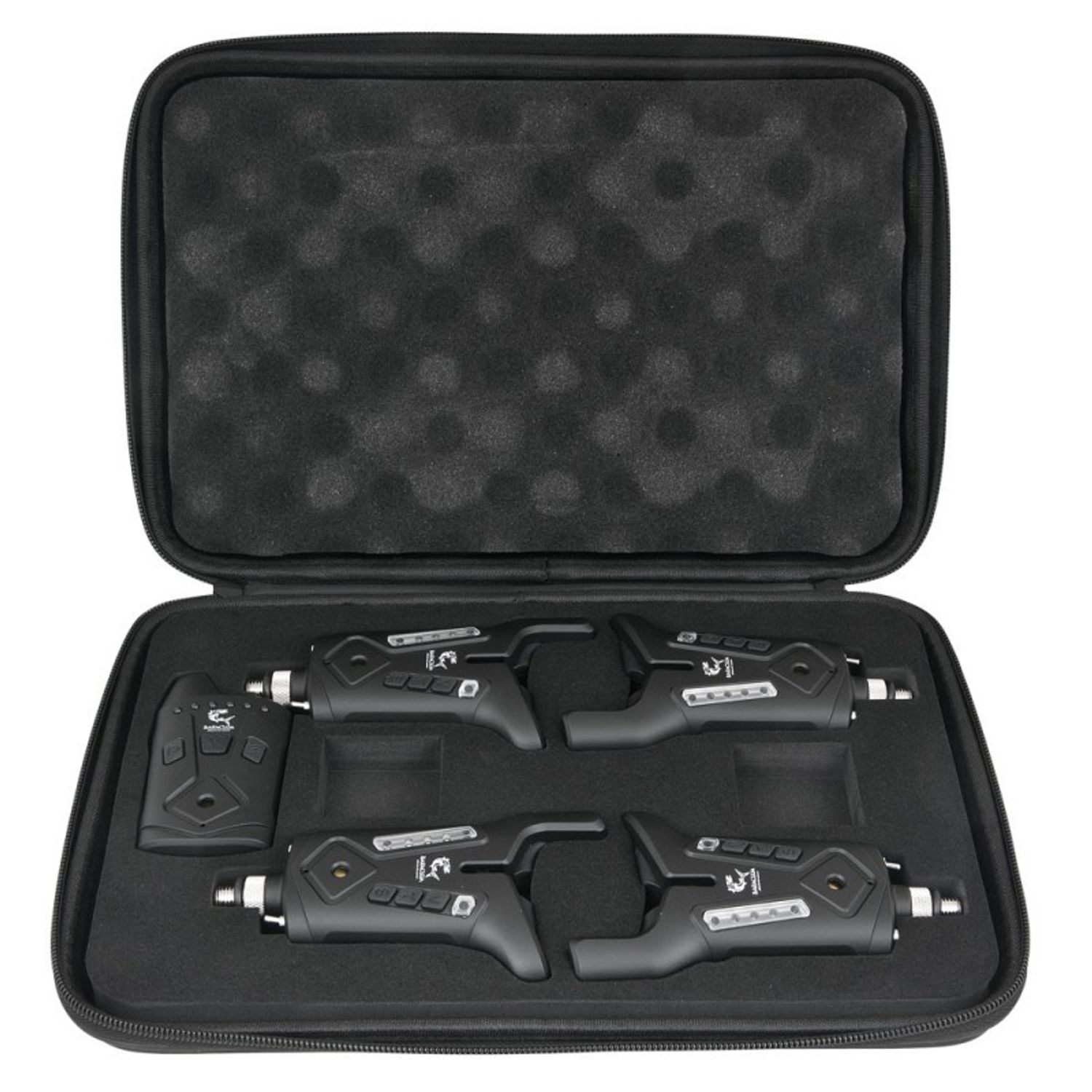 Set avertizoare wireless Baracuda RF2198, 4 buc/set + receptor, pentru lansete feeder fotografia produsului