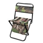 Scaun pescar cu buzunar Baracuda WC323033, camuflaj maro fotografia produsului