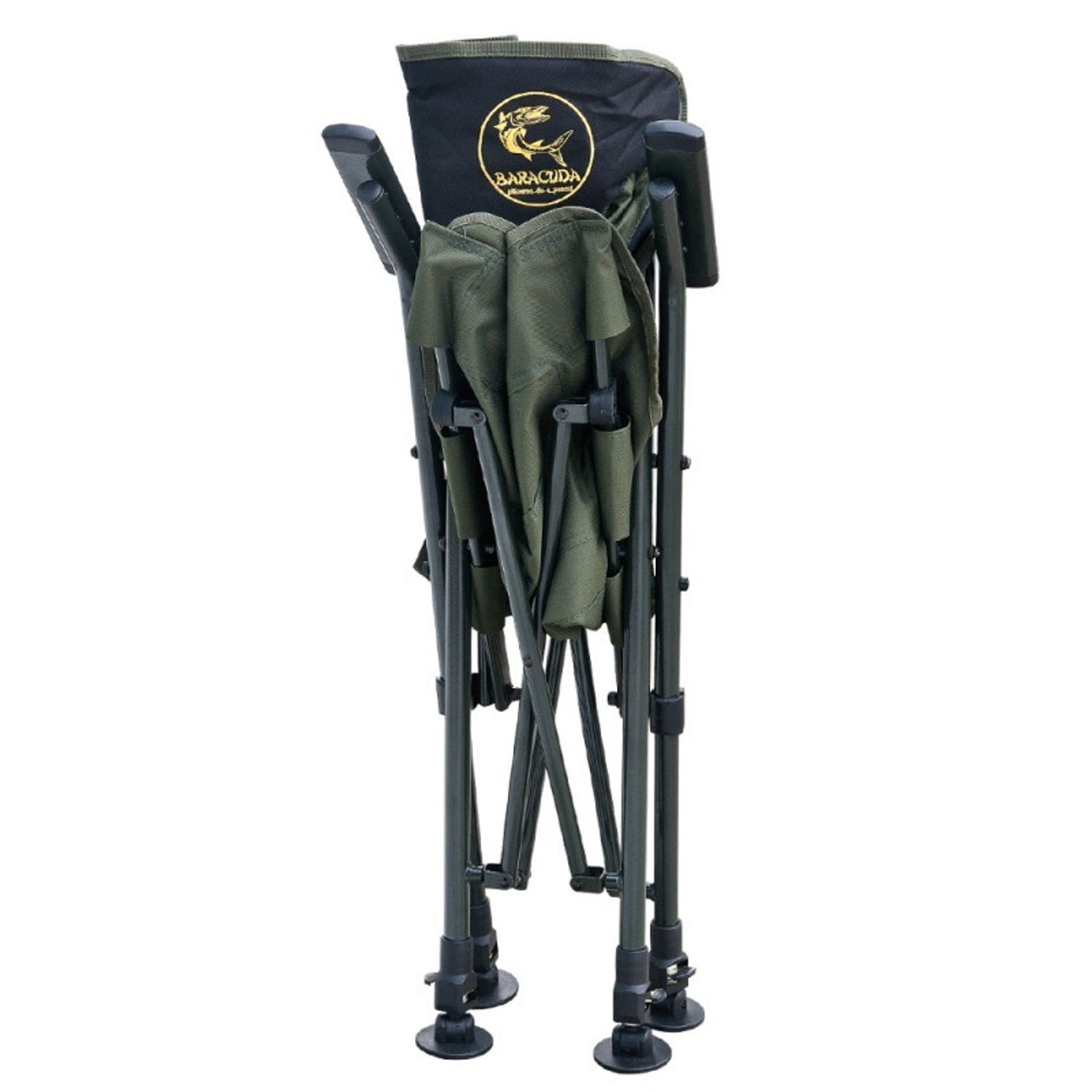 Scaun pliabil crap Baracuda HYC 061-S-II, verde fotografia produsului View 2 L