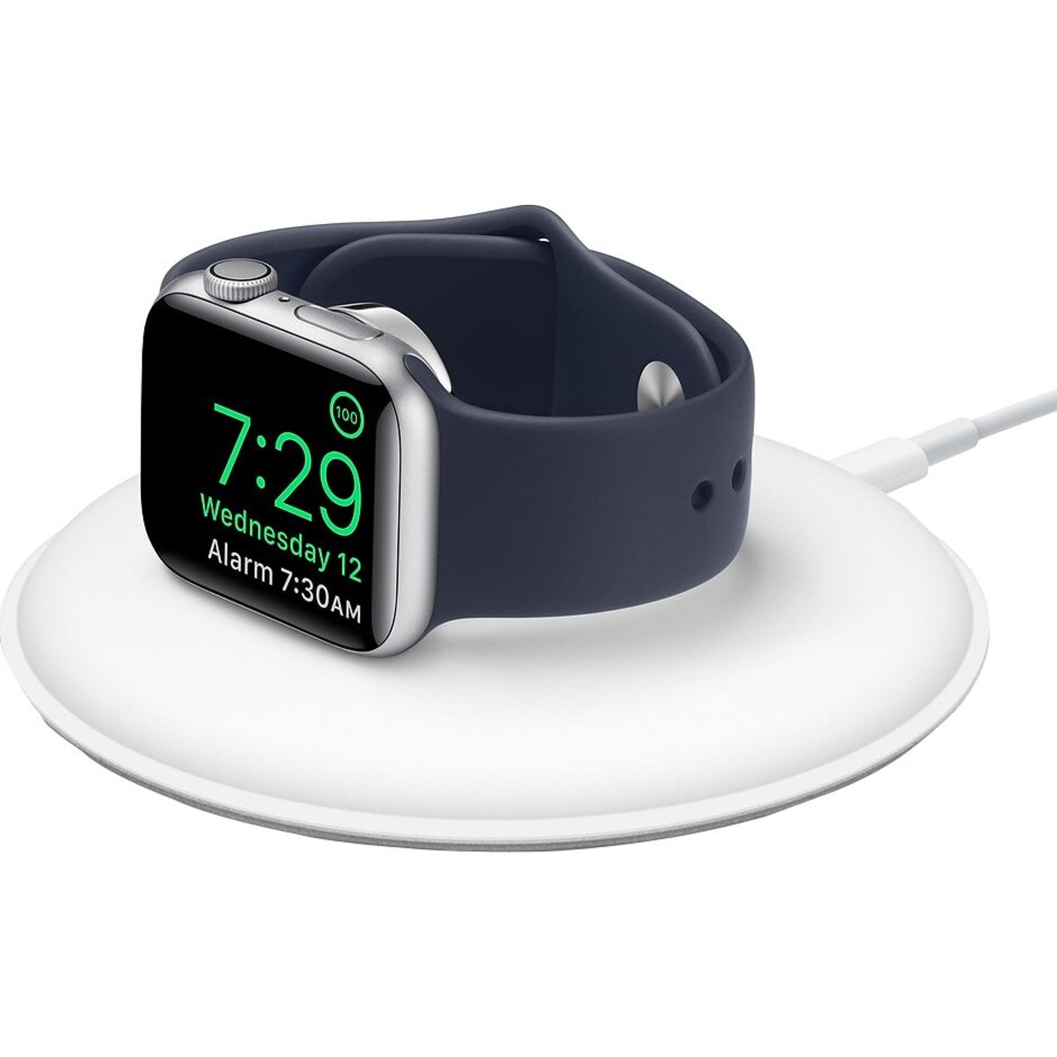Stand incarcare Apple Watch, Magnetic, White fotografia produsului