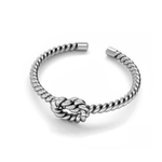 Inel Argint 925 placat cu rodiu - Rope fotografia produsului View 2 S