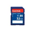 Card SanDisk SDHC, 32 GB, Class 4, Albastru fotografia produsului